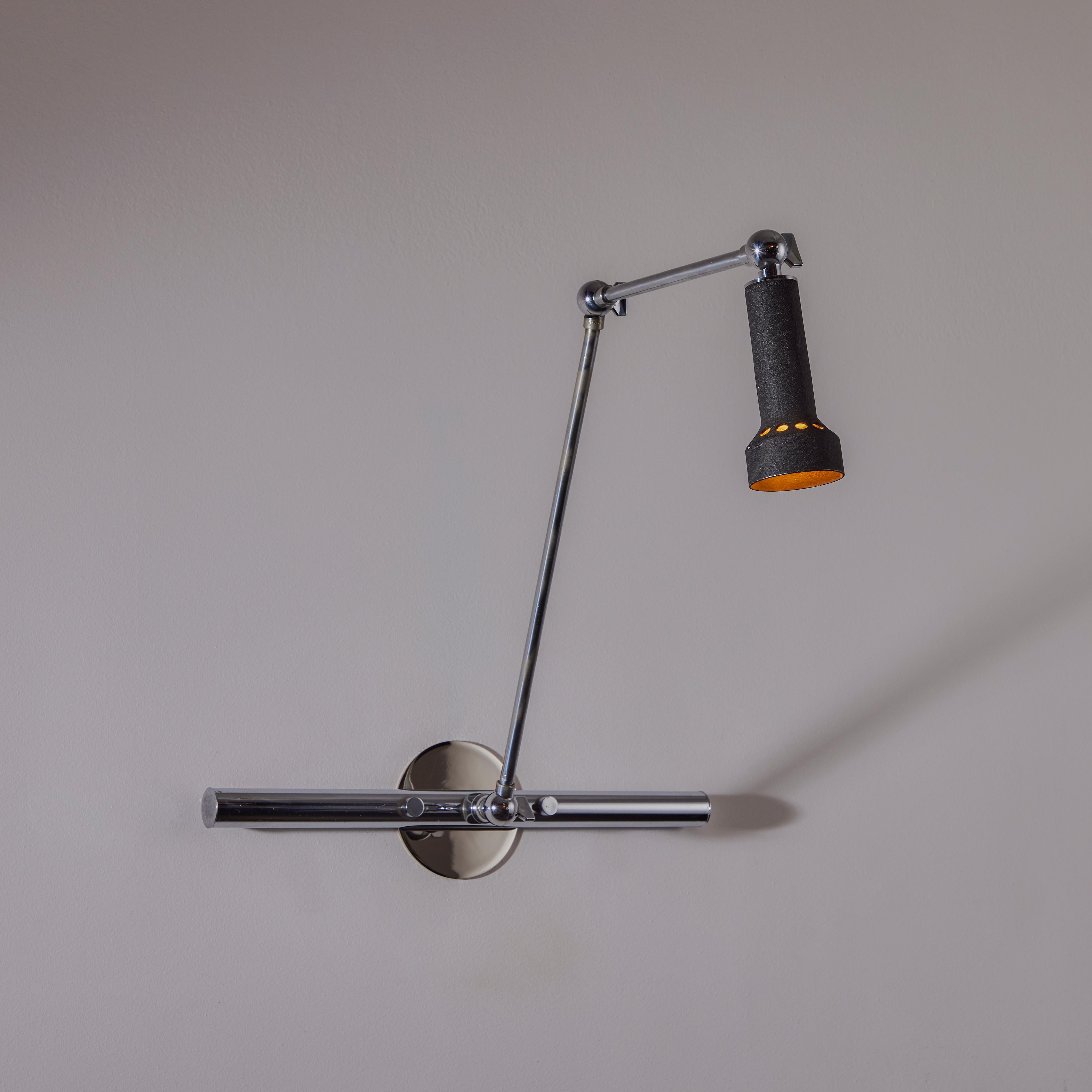 Mid-20th Century Wall Sconce by Angelo Lelii for Arredoluce For Sale