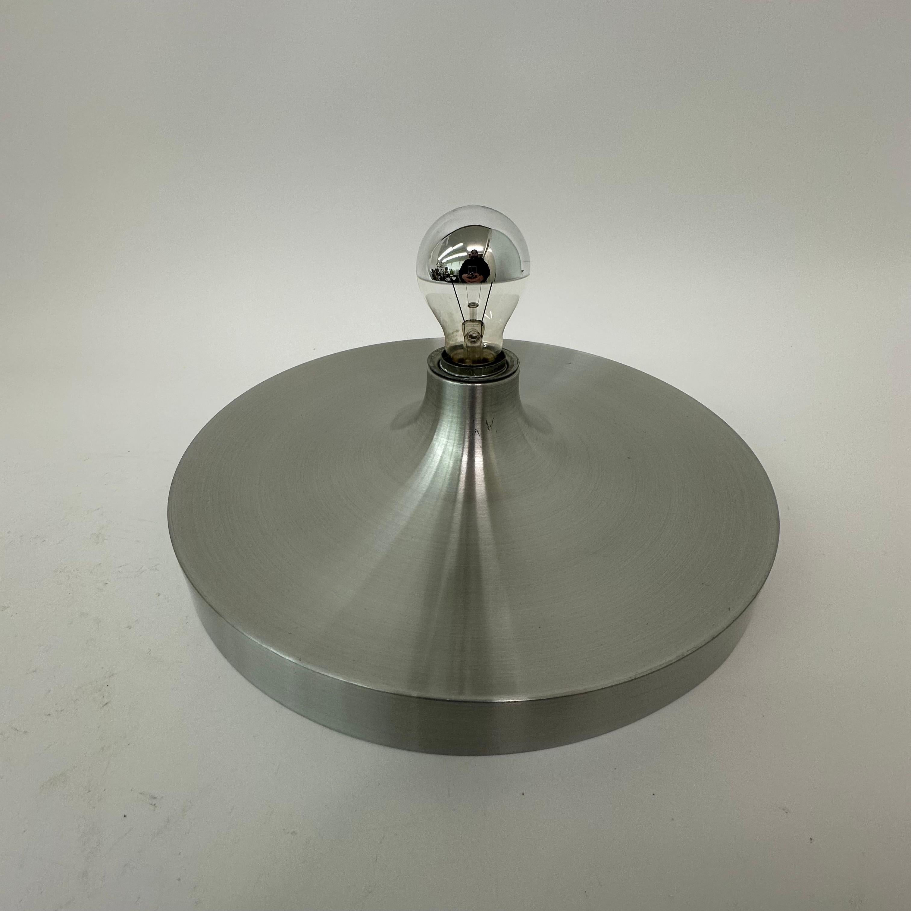 Aluminum Wall Sconce by Charlotte Perriand for Les Arcs , 1970’s