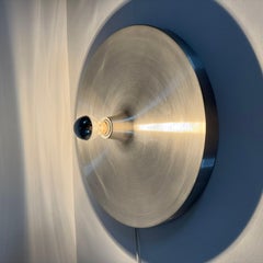 Wandleuchter Scheibe von zugeschrieben Charlotte Perriand für Les Arcs , 1970er Jahre