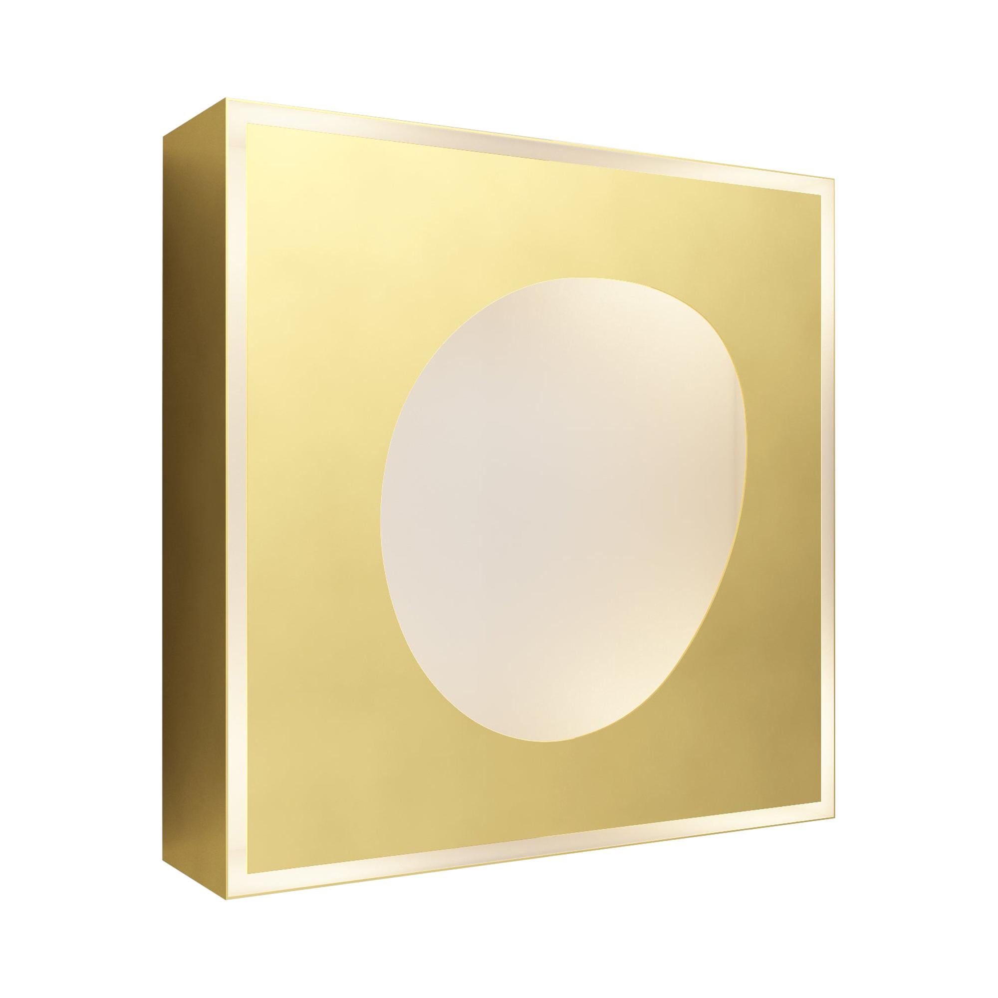 Wall sconce FC01 by Florencia Costa polished brass Italy 2020 Limited Edition = For Sale