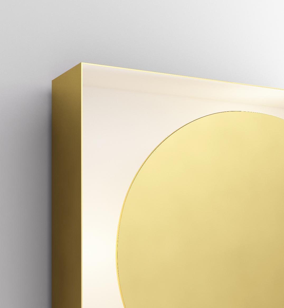 Modern Wall Sconce FC02 by Florencia Costa Polished Brass Italy 2020 Limited Edition For Sale