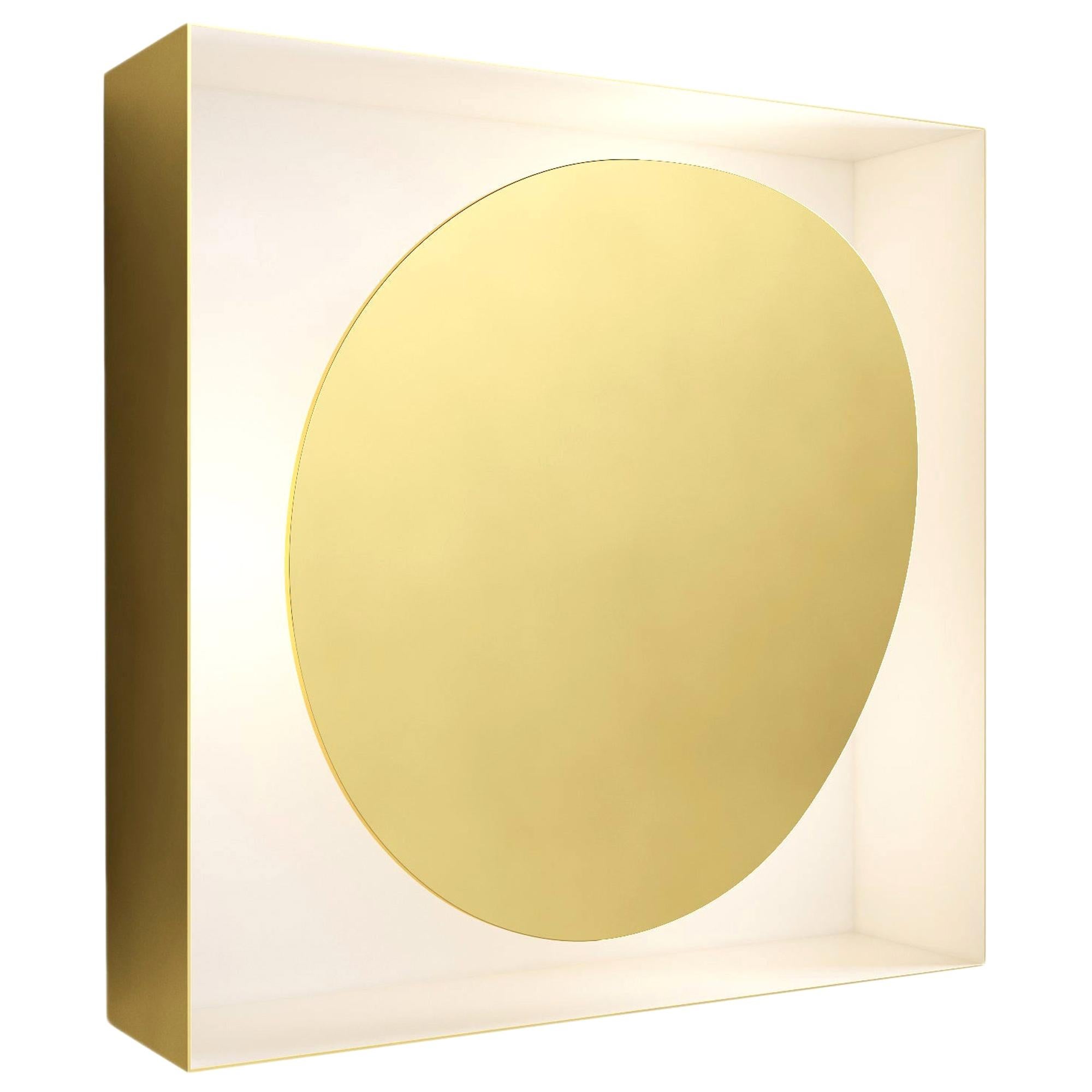Wall Sconce FC02 by Florencia Costa Polished Brass Italy 2020 Limited Edition For Sale