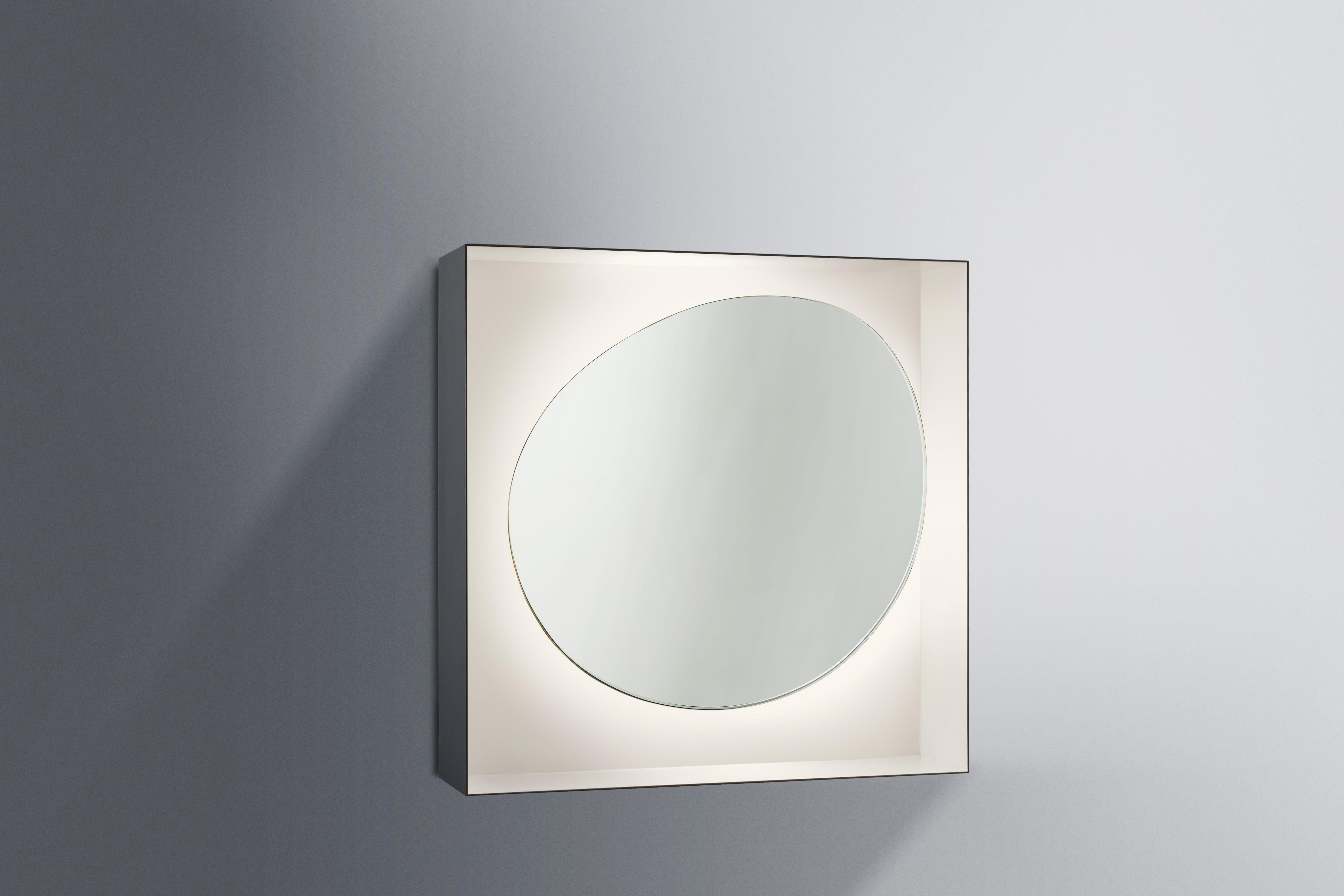 Modern Wall Sconce FC02 Design Florencia Costa Limited Edition Italy Metal and Mirror For Sale
