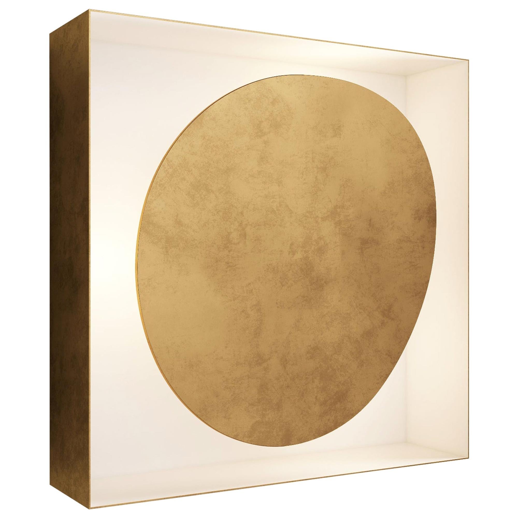 Wall Sconce FC02 Florencia Costa Light Bronzed Brass Italy 2020 Limited Edition For Sale