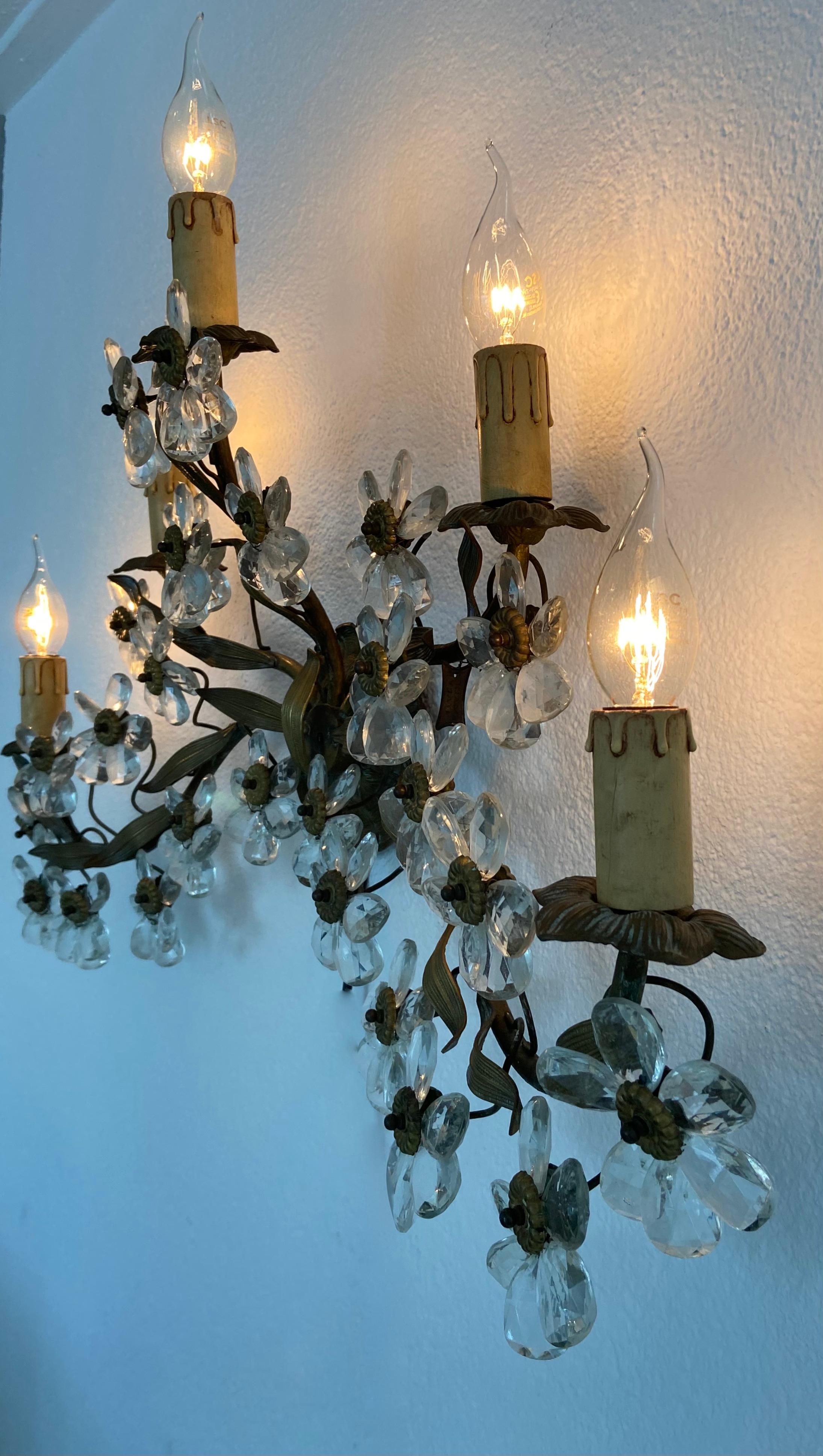 Bronze Wall sconce For Sale