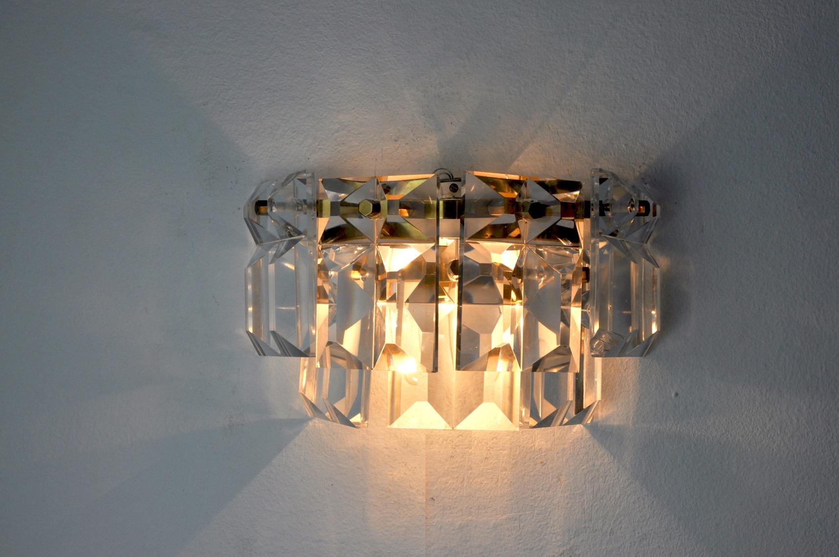 Late 20th Century Wall Sconce from Kinkeldey, Germany, 1970s For Sale