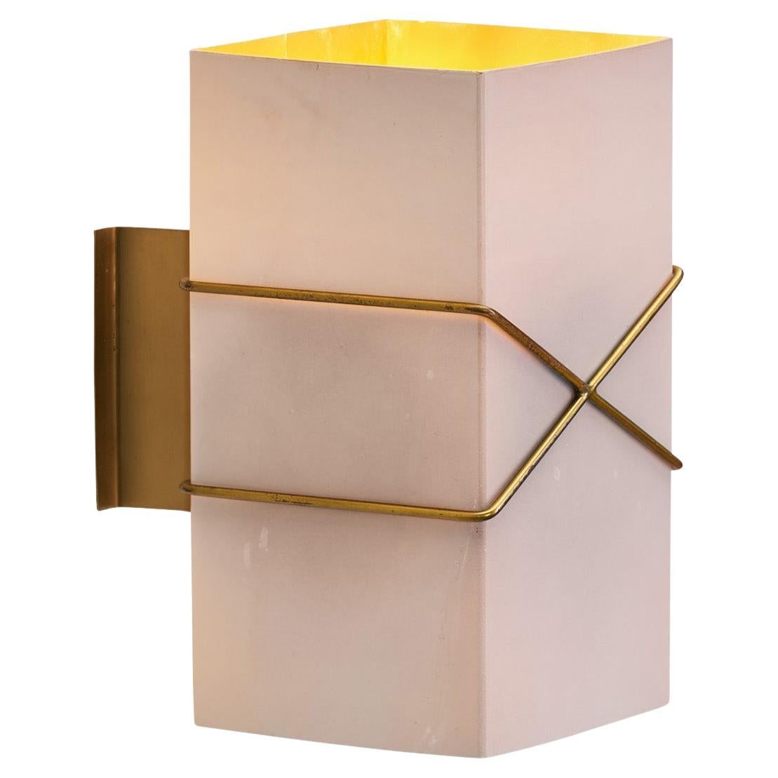 Wall Sconce Model "418B" by Hans Bergström for Ateljé Lyktan, Sweden 1950s