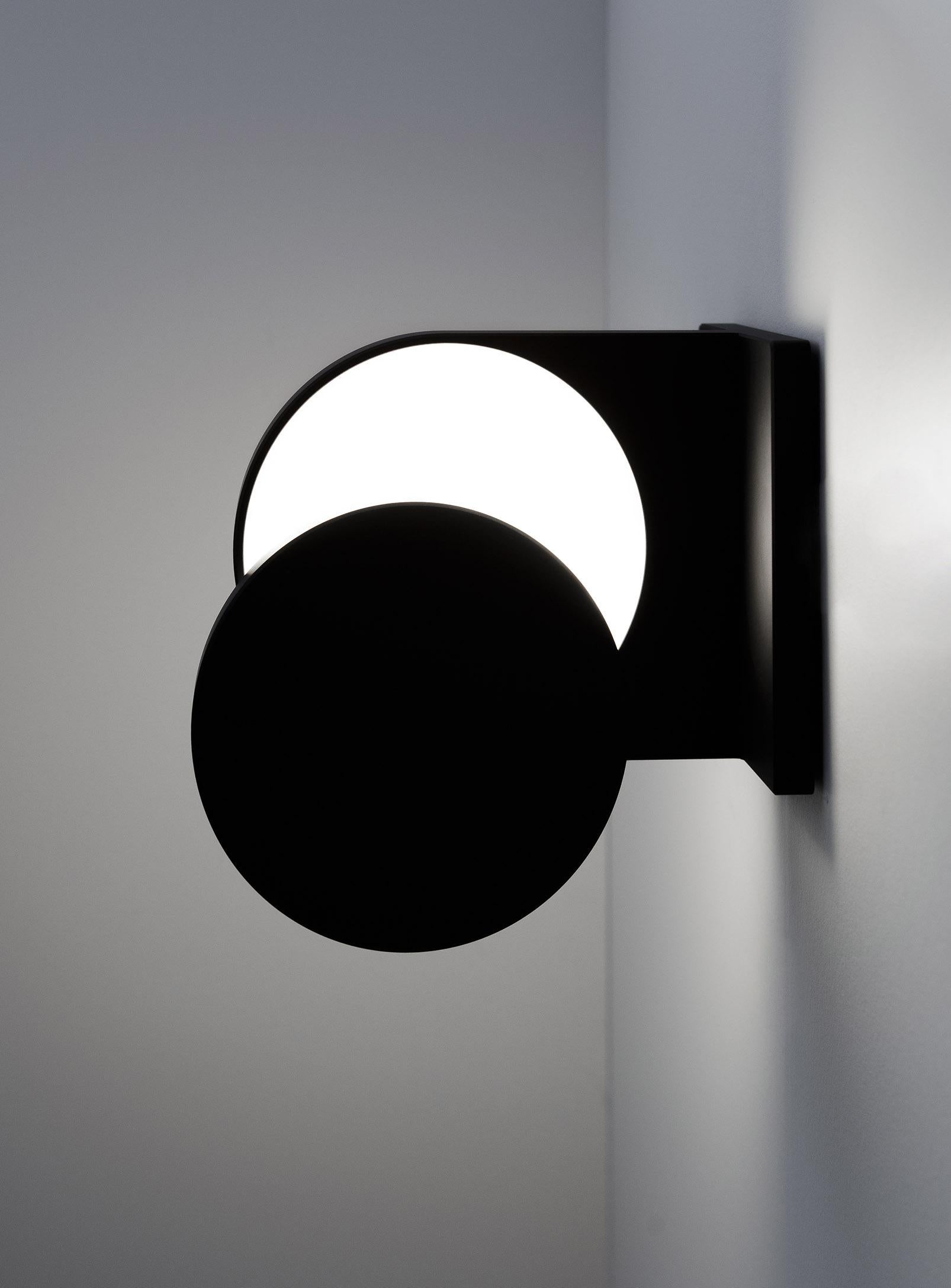 Anodized Lune Wall Sconce For Sale