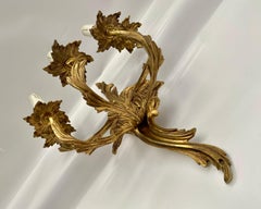 Wall Sconce Vintage Rococo 5-Light Bronze Grand Wall Lamp