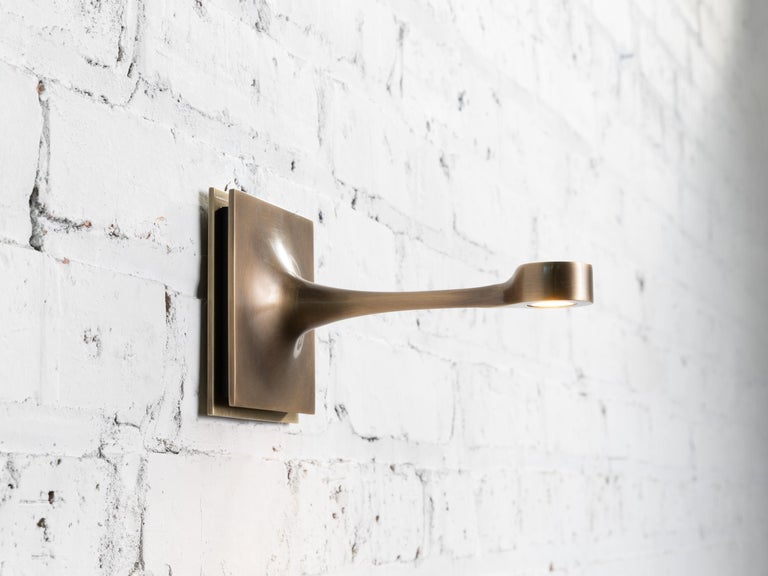 Wall Sconce with a Long Taper For Sale at 1stDibs long wall sconces