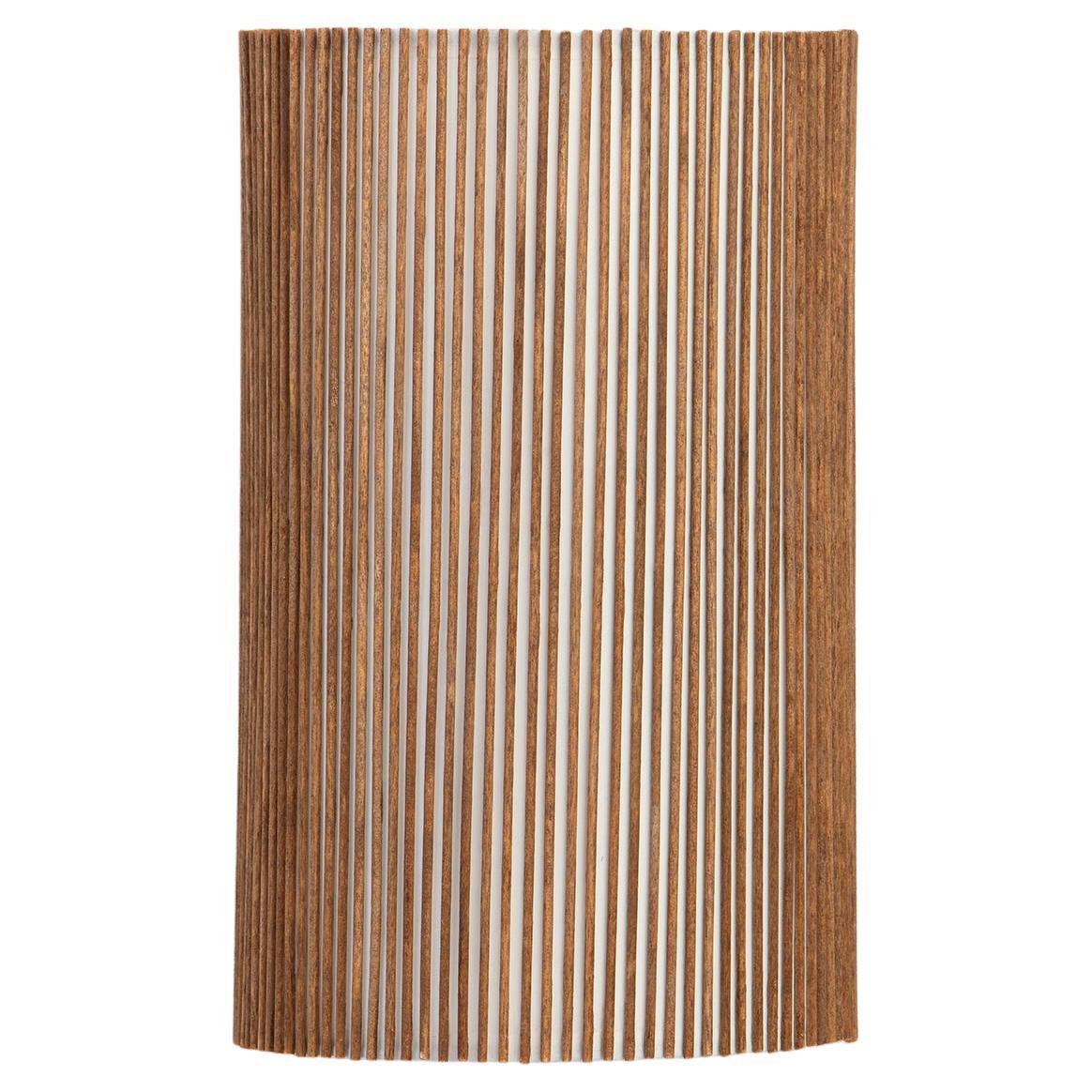 Wandleuchter mit Dowels aus Birkenholz von Mel Smilow