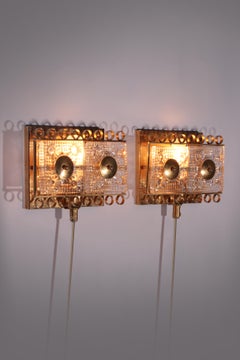 Wall Sconces by Carl Fagerlund made by Mpr Denmark 1960