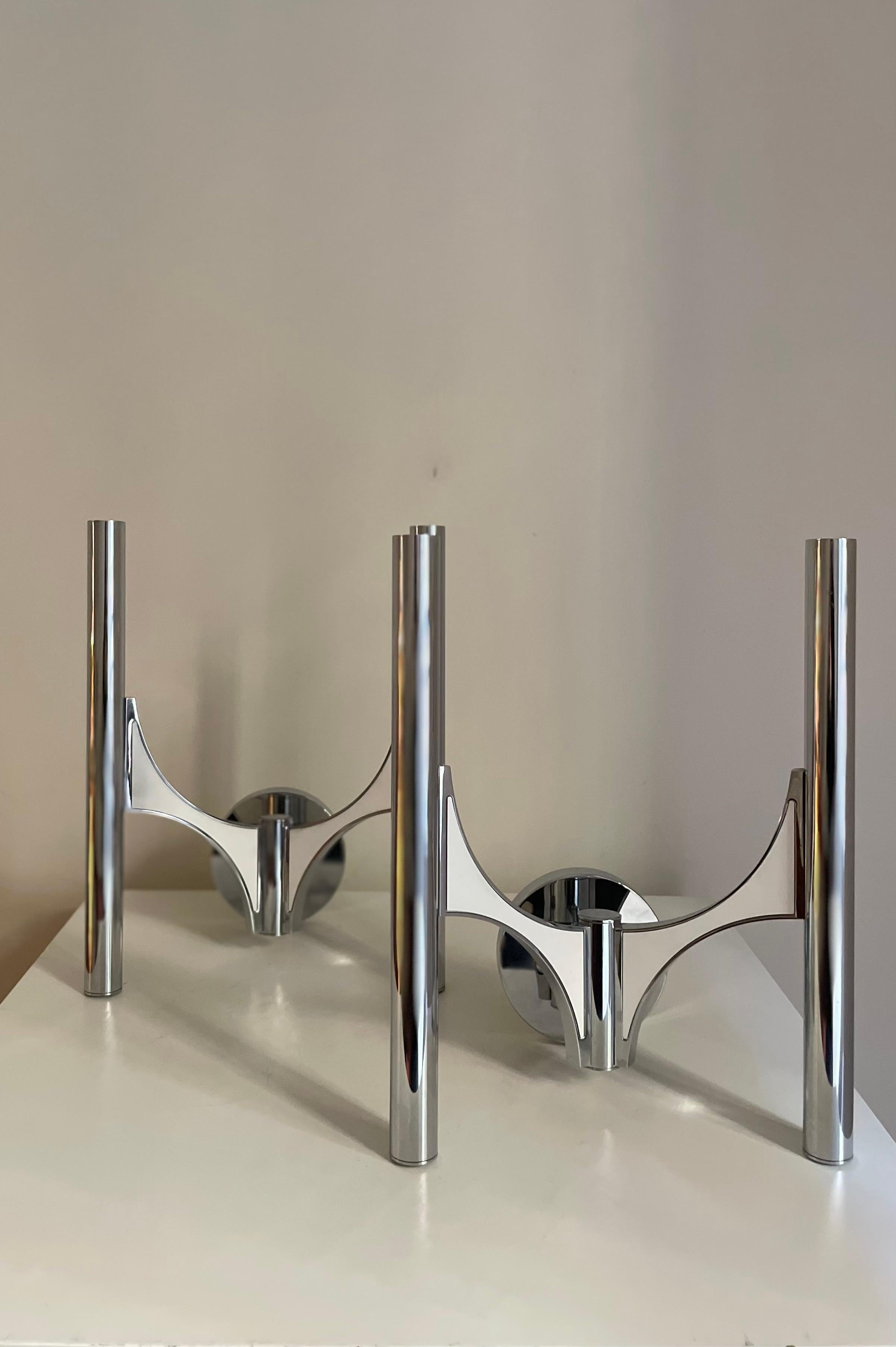 Wall Sconces by Gaetano Sciolari Italiano en venta