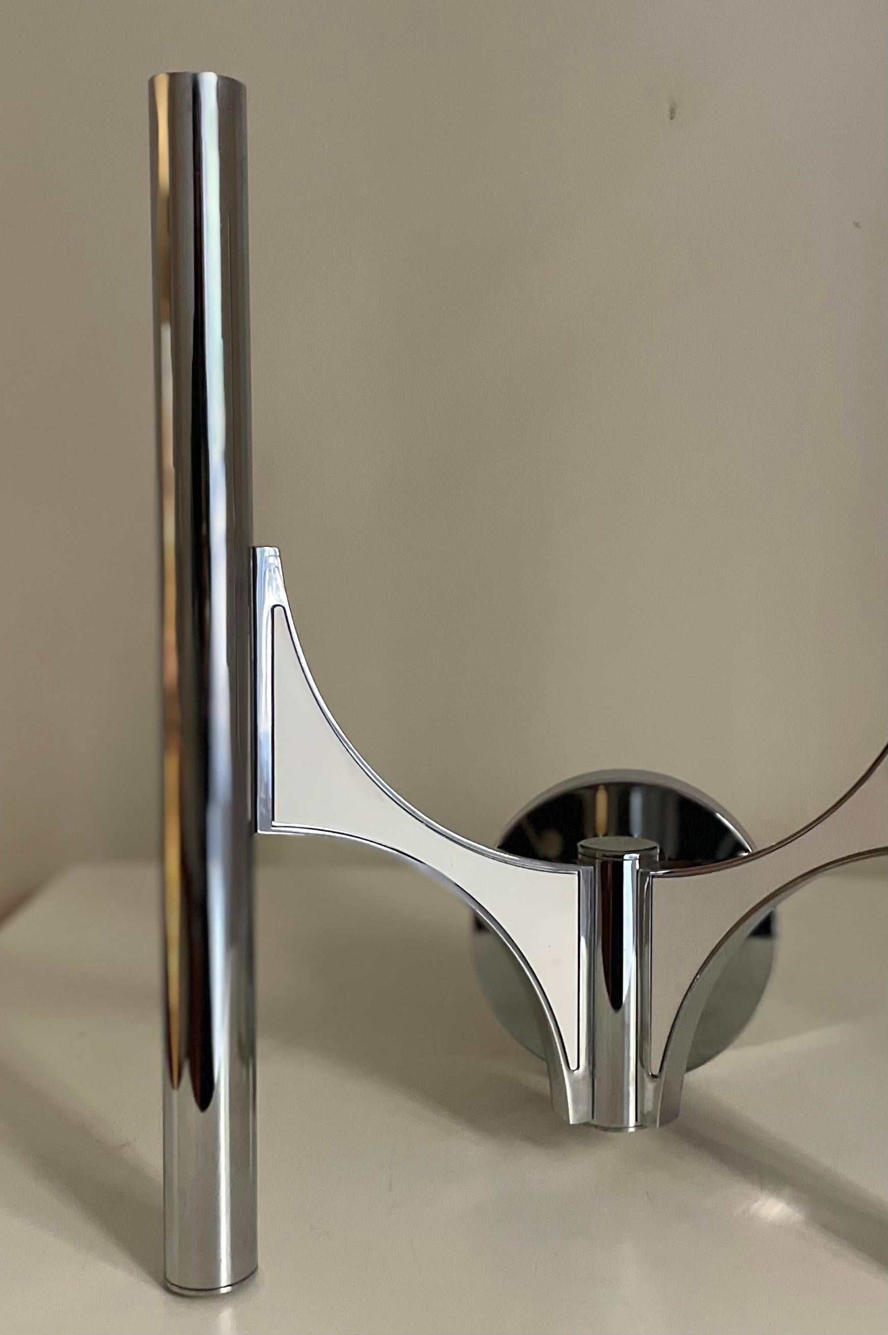 Wall Sconces by Gaetano Sciolari Acero en venta