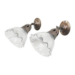 Wall Sconces by Holophane, circa 1910