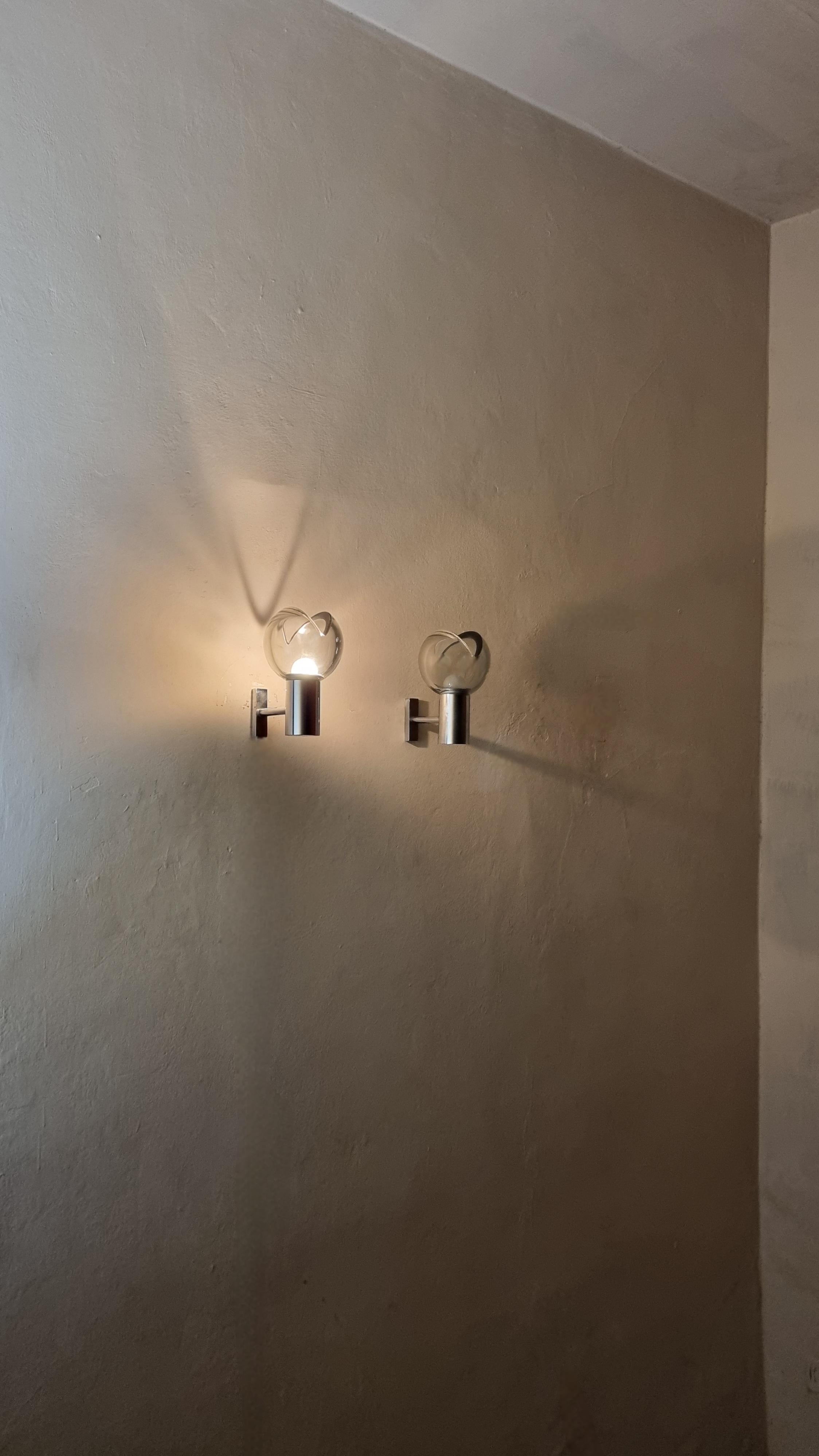 Apliques de pared diseñados por Flavio Poli para Seguso años 60 Moderno de mediados de siglo en venta