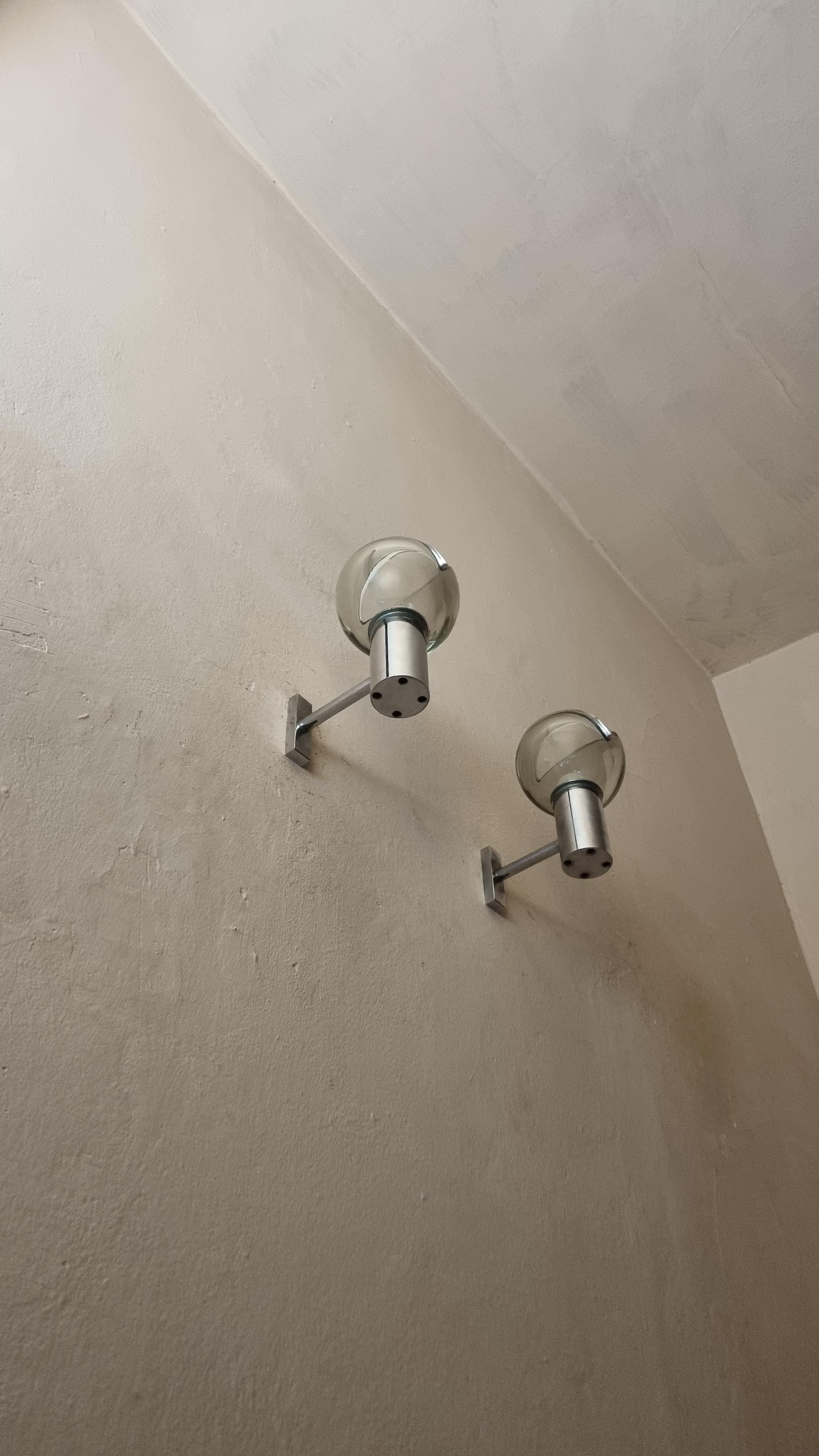Apliques de pared diseñados por Flavio Poli para Seguso años 60 Mid-20th Century en venta