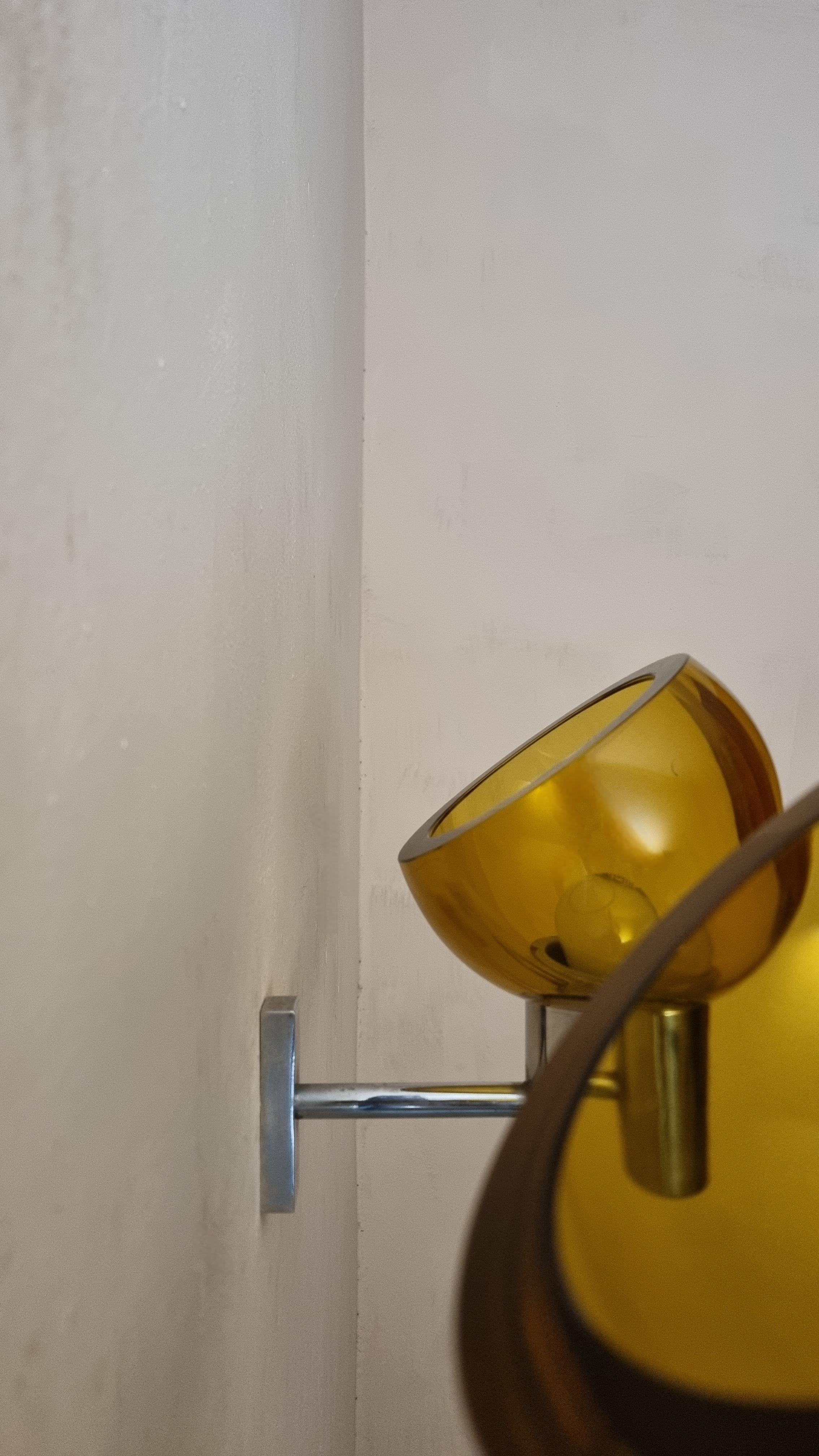Apliques de pared diseñados por Flavio Poli para Seguso años 60 Latón en venta