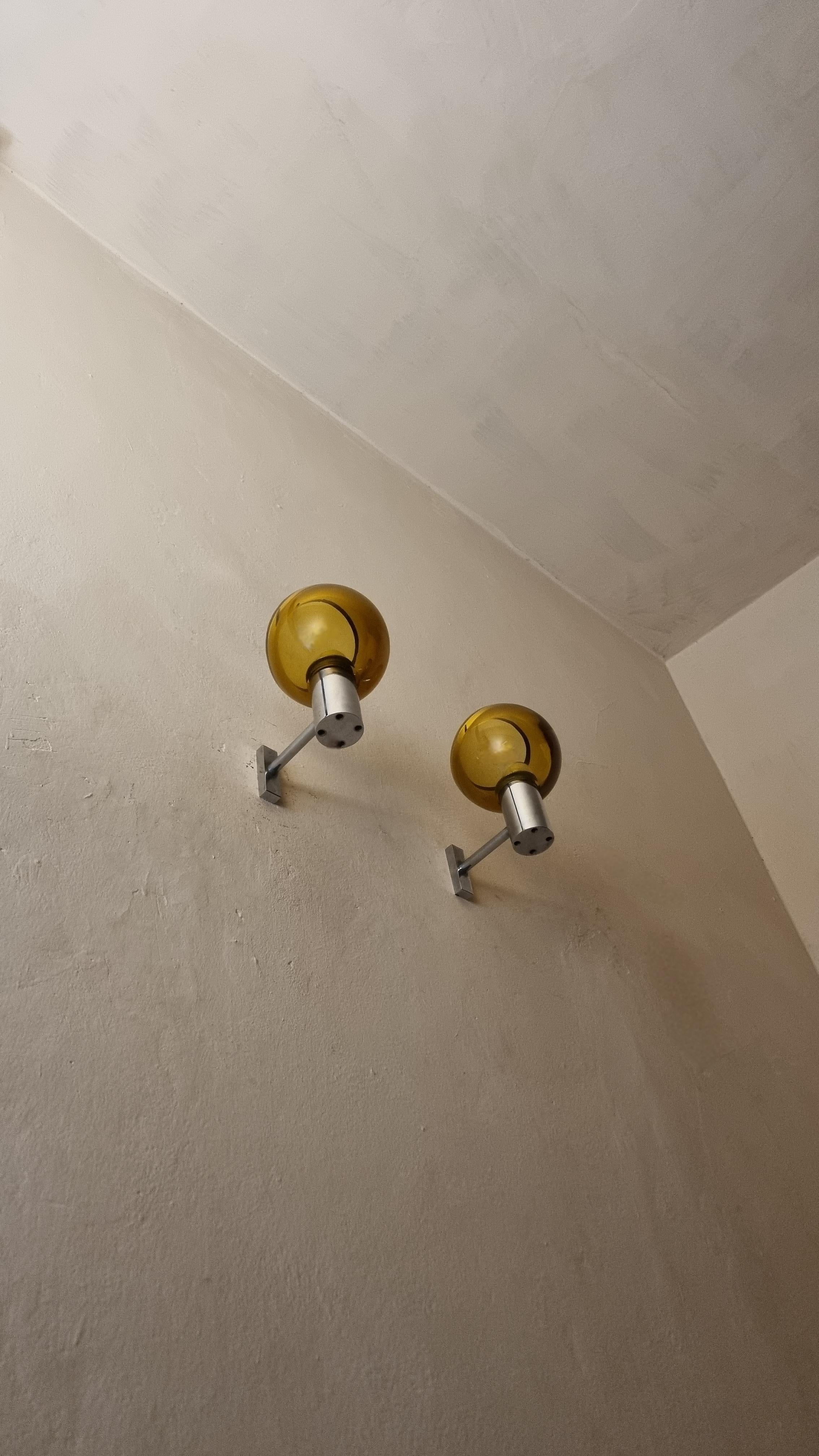 Apliques de pared diseñados por Flavio Poli para Seguso años 60 en venta 1