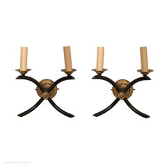 Wall Sconces Pair Empire Style