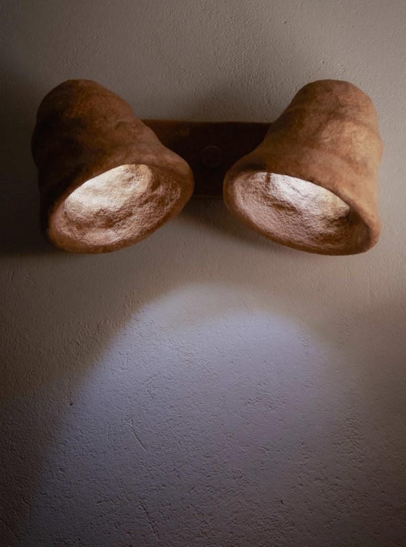 Wandleuchter Keramik moderne Keramik Lampe Beleuchtung hängende Glocke JAR handgefertigt im Zustand „Neu“ im Angebot in Vilnius, LT
