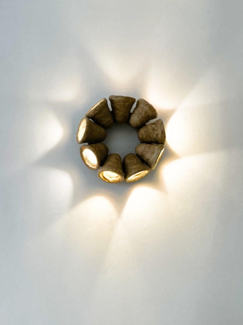 Wandleuchter Keramik moderne Keramik Lampe Beleuchtung hängende Glocke JAR handgefertigt im Zustand „Neu“ im Angebot in Vilnius, LT