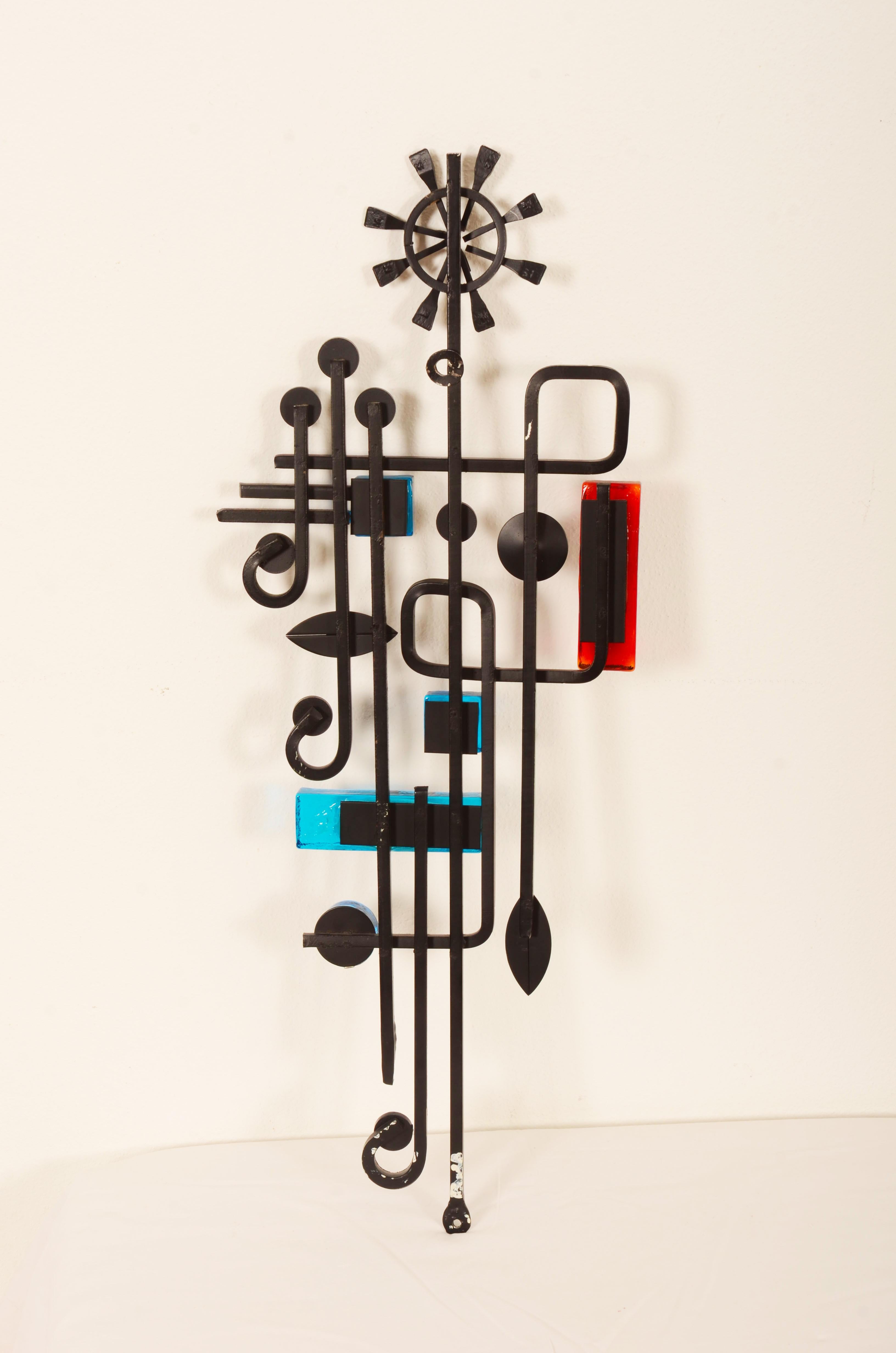 Mid-20th Century Wall Sculpture Art Work by Svend Aage Holm Sorensen from the 1960s For Sale