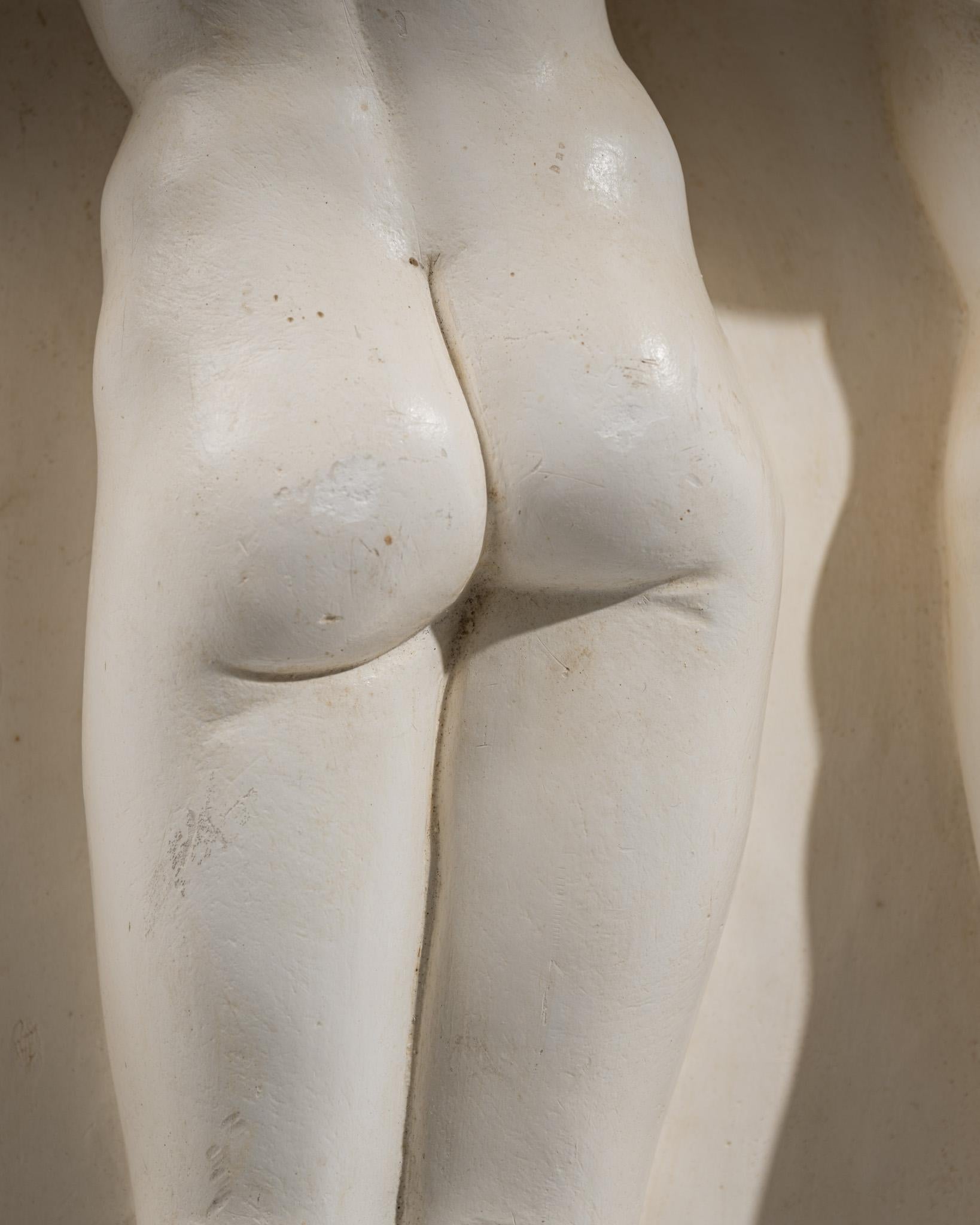 Resin Wall sculpture bas-relief the three graces, 2000s For Sale