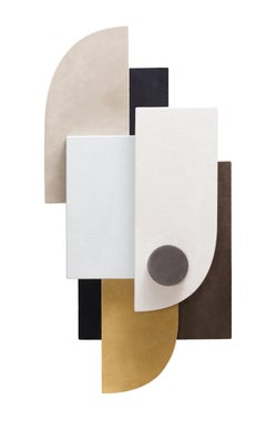 Escultura mural de cuero Stephane Parmentier para Giobagnara Tabou Parete 1