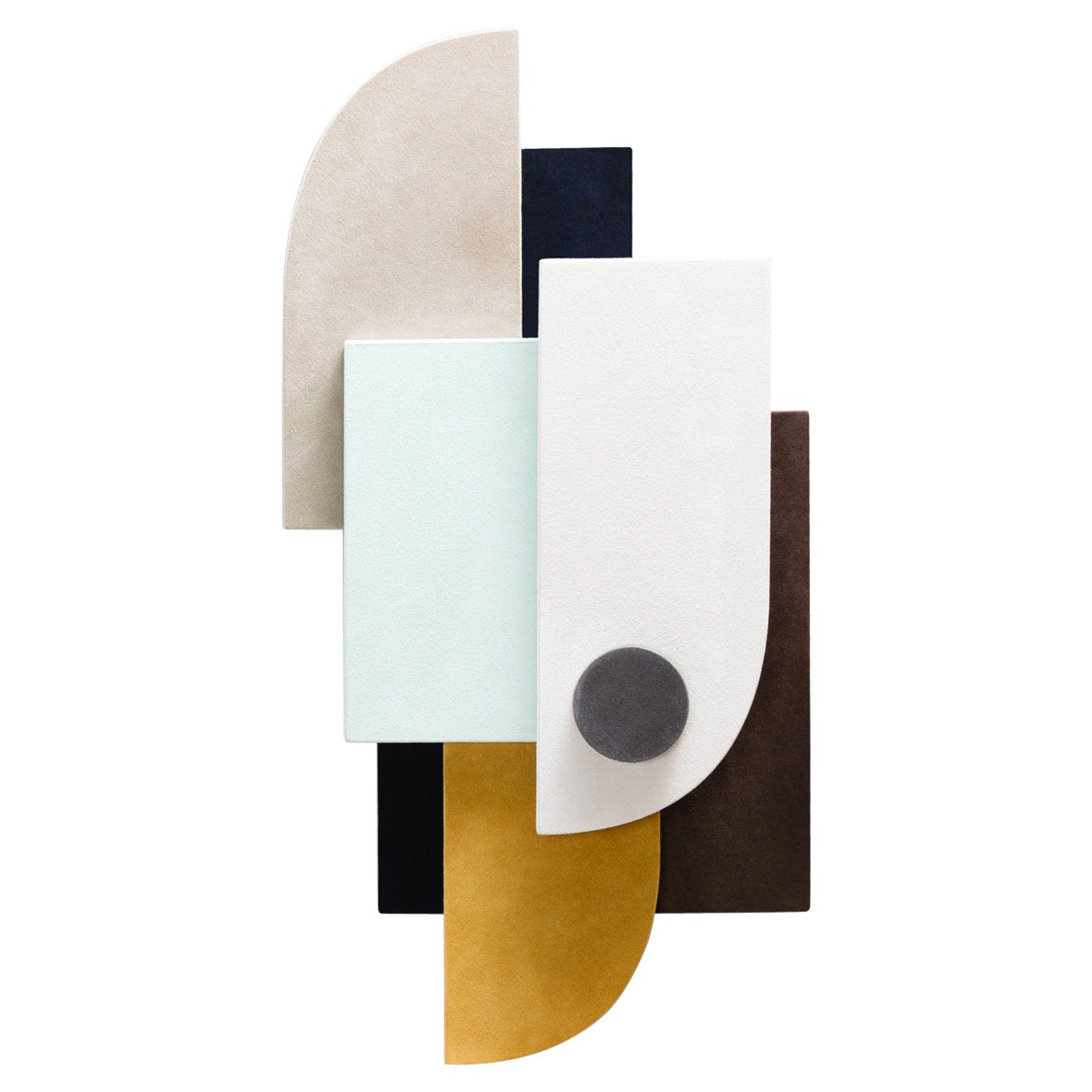 Sculpture murale en cuir Stephane Parmentier pour Giobagnara Tabou Parete 1