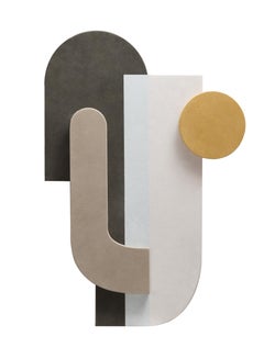 Escultura mural de cuero Stephane Parmentier para Giobagnara Tabou Parete 2