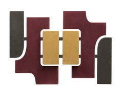 Escultura mural de cuero Stephane Parmentier para Giobagnara Tabou Parete 3