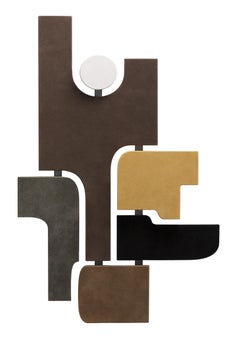 Escultura mural de cuero Stephane Parmentier para Giobagnara Tabou Parete 4