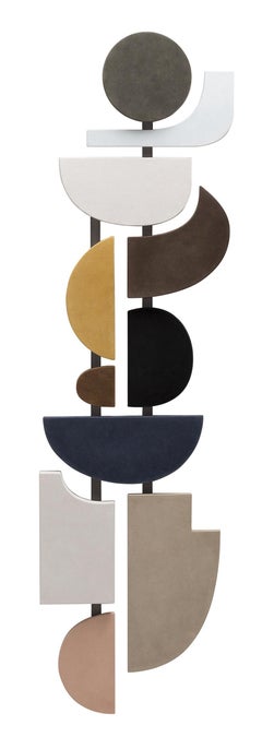 Escultura mural de cuero Stephane Parmentier para Giobagnara Tabou Parete 5