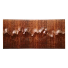 Scultura da parete in legno 'Sahara e Pacifico' di Soo Joo