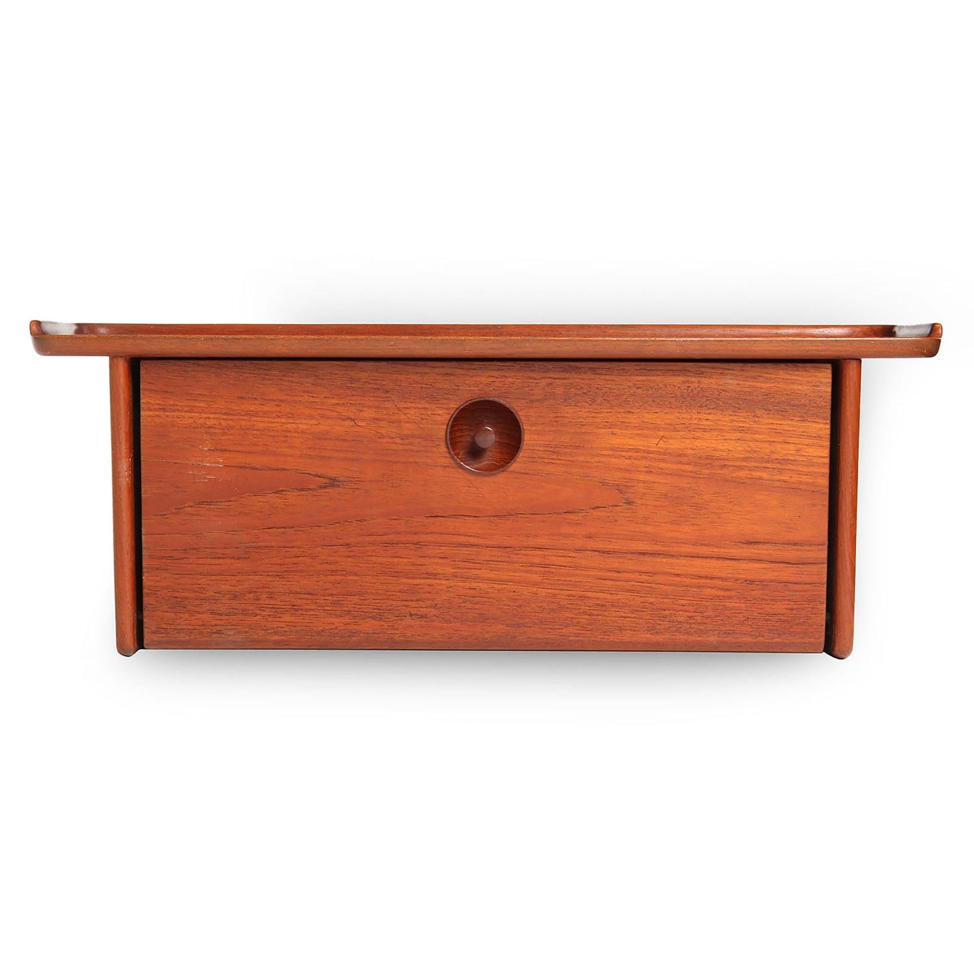 Wall Shelf and Mirror by Ludvig Pontoppidan In Excellent Condition For Sale In Sagaponack, NY