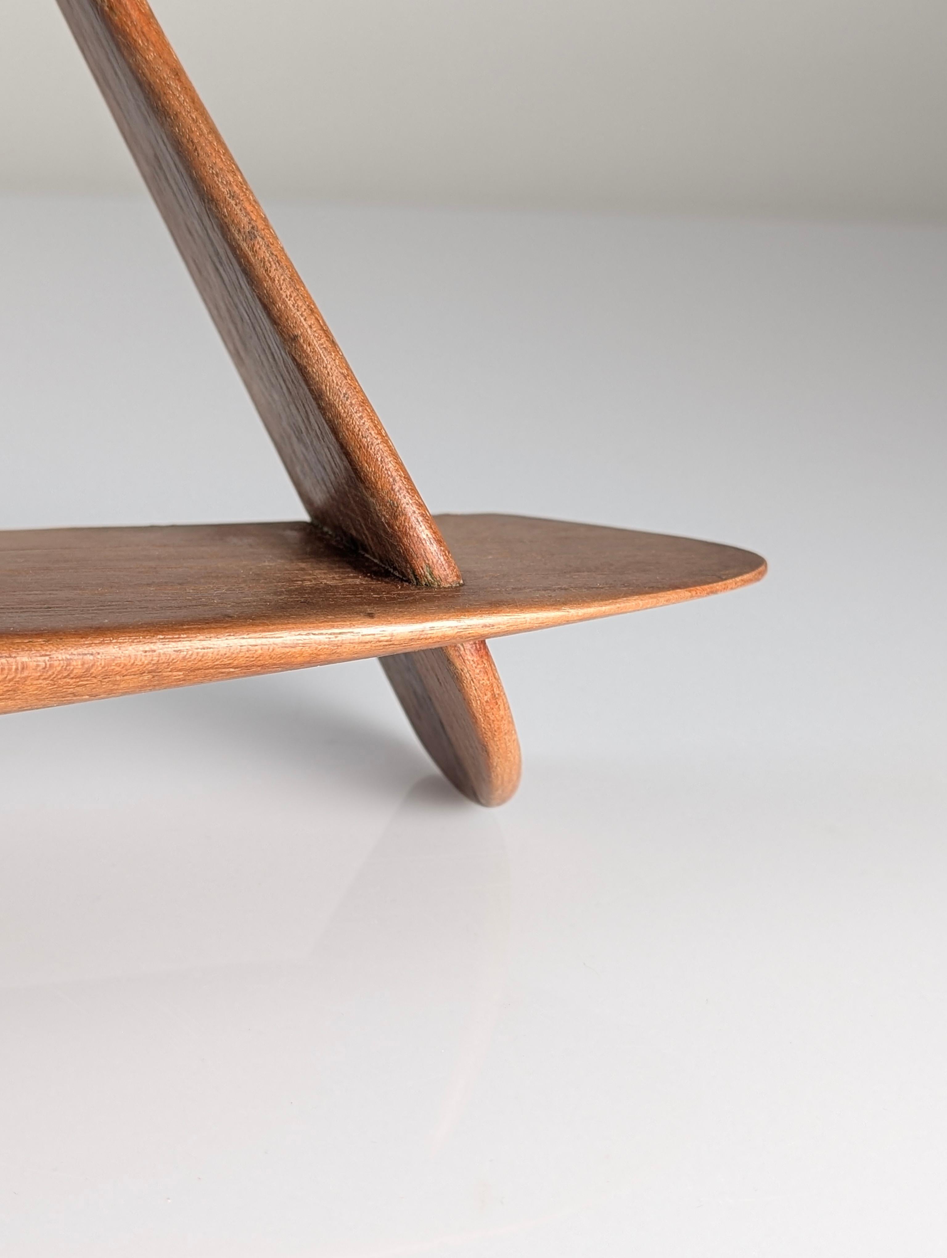 Wall Shelf Attributed to Peder Moos, Denmark, 1950s For Sale 3