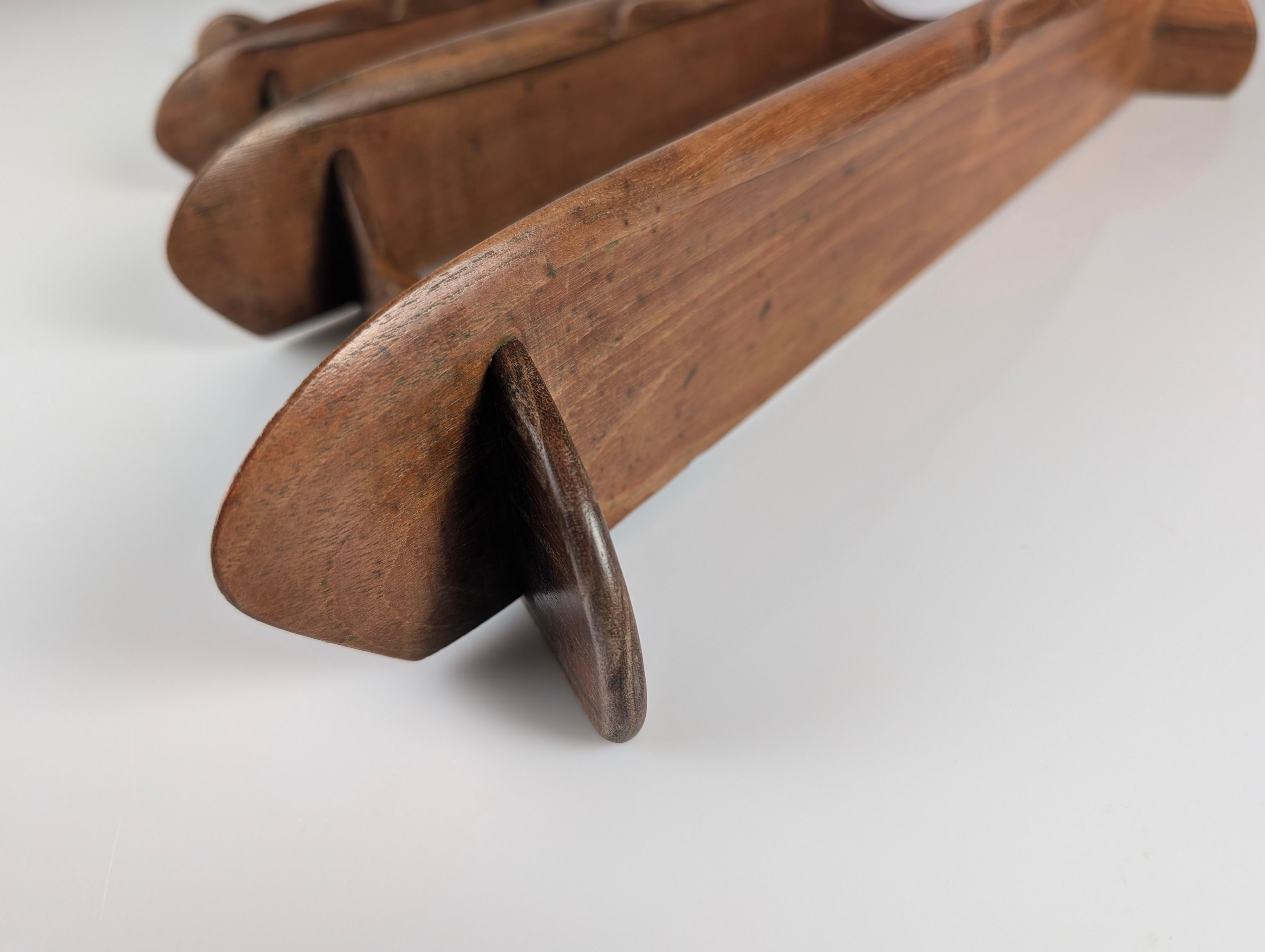 Wall Shelf Attributed to Peder Moos, Denmark, 1950s For Sale 4
