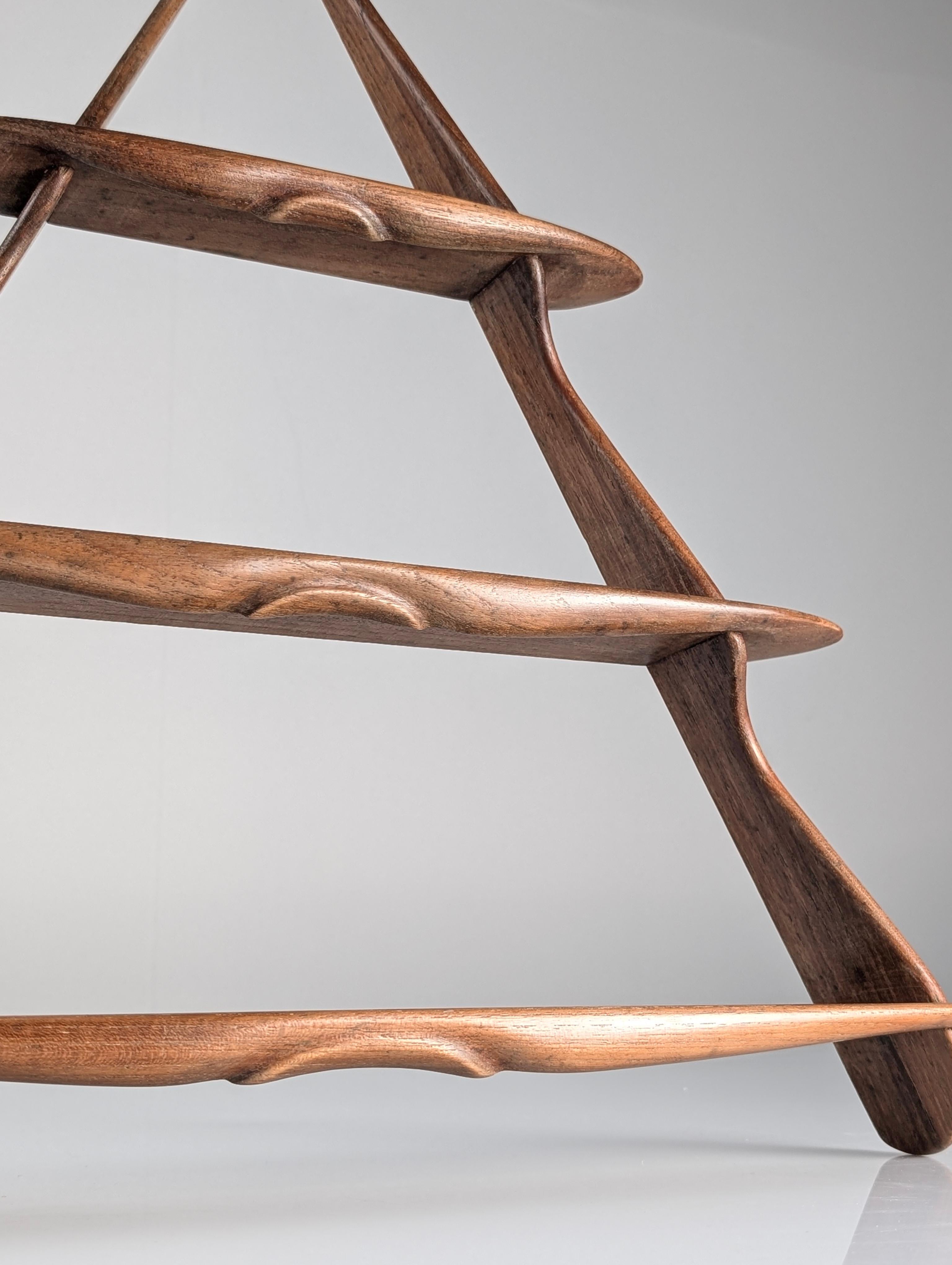 Mid-Century Modern Wall Shelf Attributed to Peder Moos, Denmark, 1950s For Sale