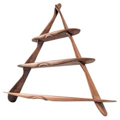 Wall Shelf Attributed to Peder Moos, Denmark, 1950s