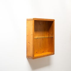 Wall shelf by Charlotte Perriand, France, 1970s, simple design