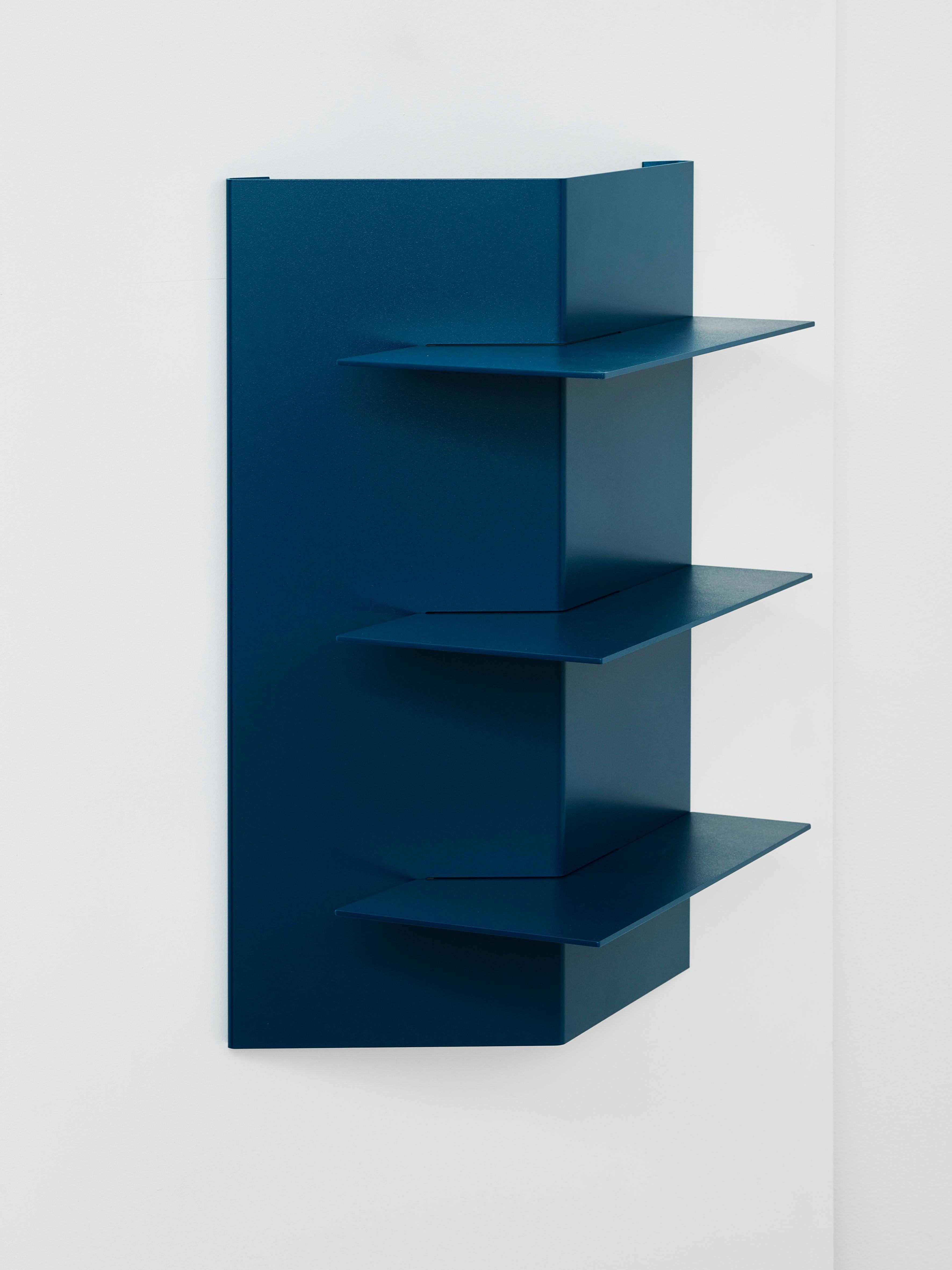 Wall Shelf- Folded Handcrafted in Germany by Atelier Ferraro   For Sale 1