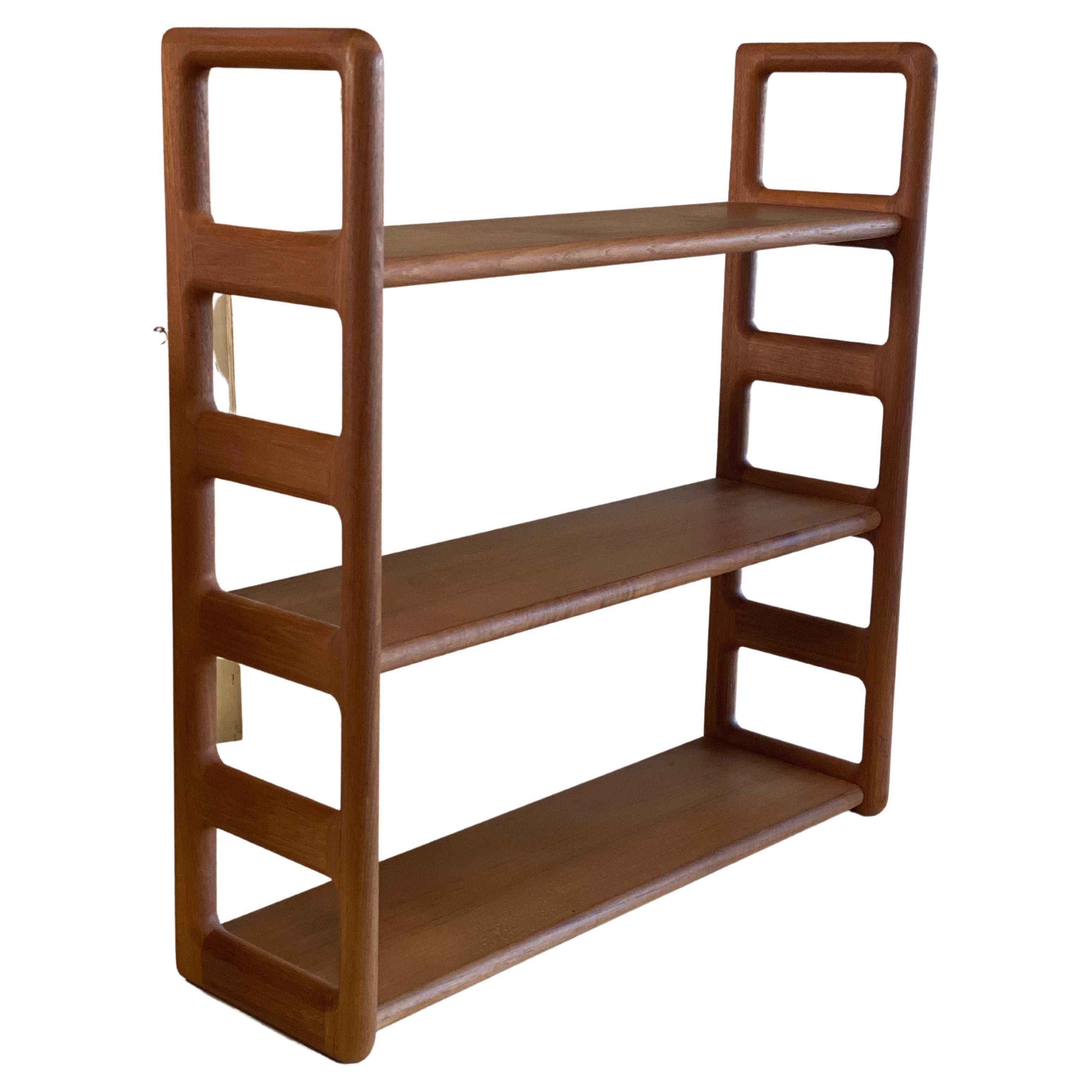 Wall Shelf Solid Teak from the 1980s, Dyrlund