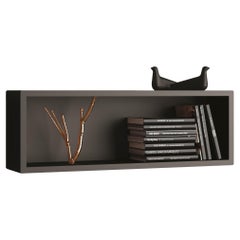 Wall Shelf / Wall Storage Unit with insert in cast brass Minotti Italia Tri 2