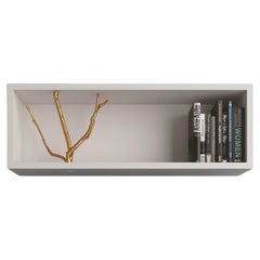 Wall Shelf / Wall Storage Unit with insert in cast brass Minotti Italia Tri 3