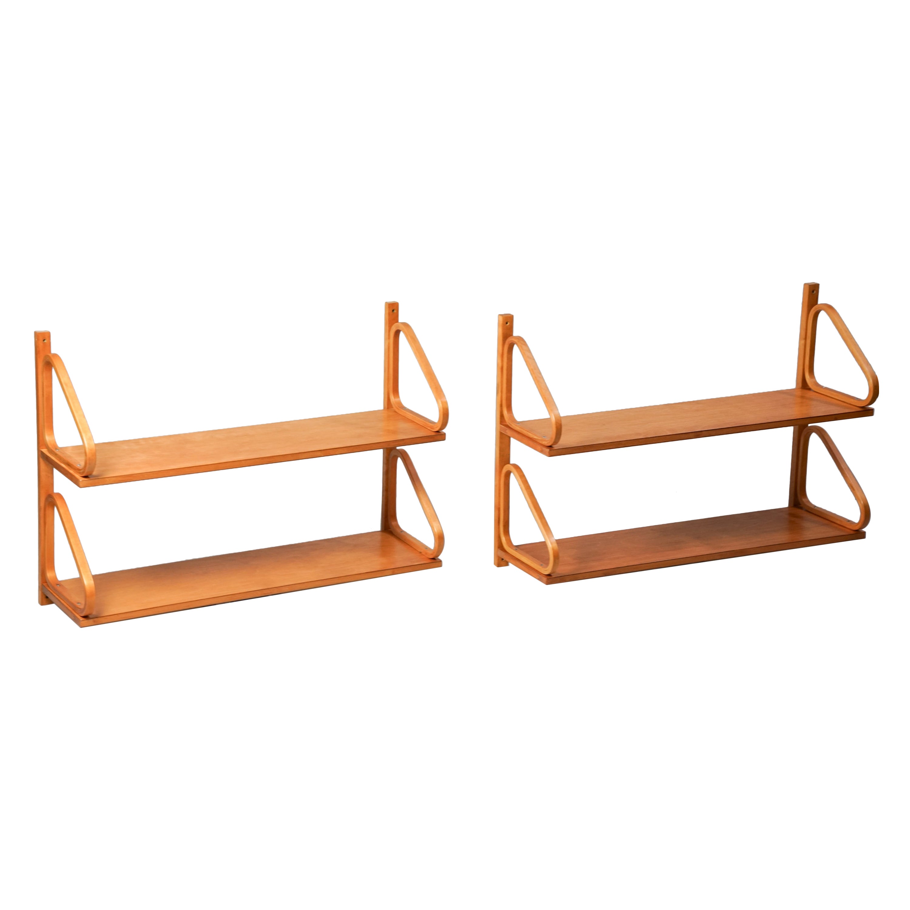 Estantes de pared Modelo 112B-2, Alvar Aalto, Oy Huonekalu- ja Rakennustyötehdas Ab