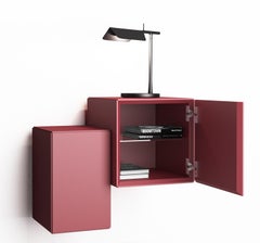 Wandregal / Nachttisch Minotti Italia Little Italy Mini - Rot