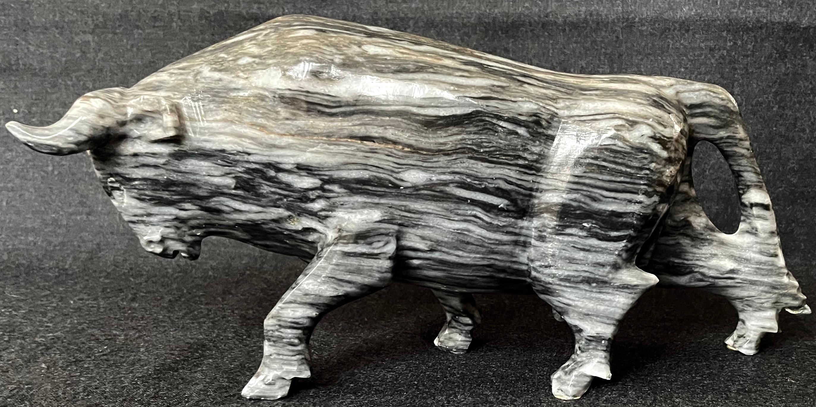 Mid-20th Century Wall Street Bull Sculpture For Sale