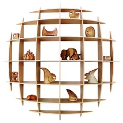 Wall System Bookcase Model "Tyco" by Manfredo Massironi for Nikol International