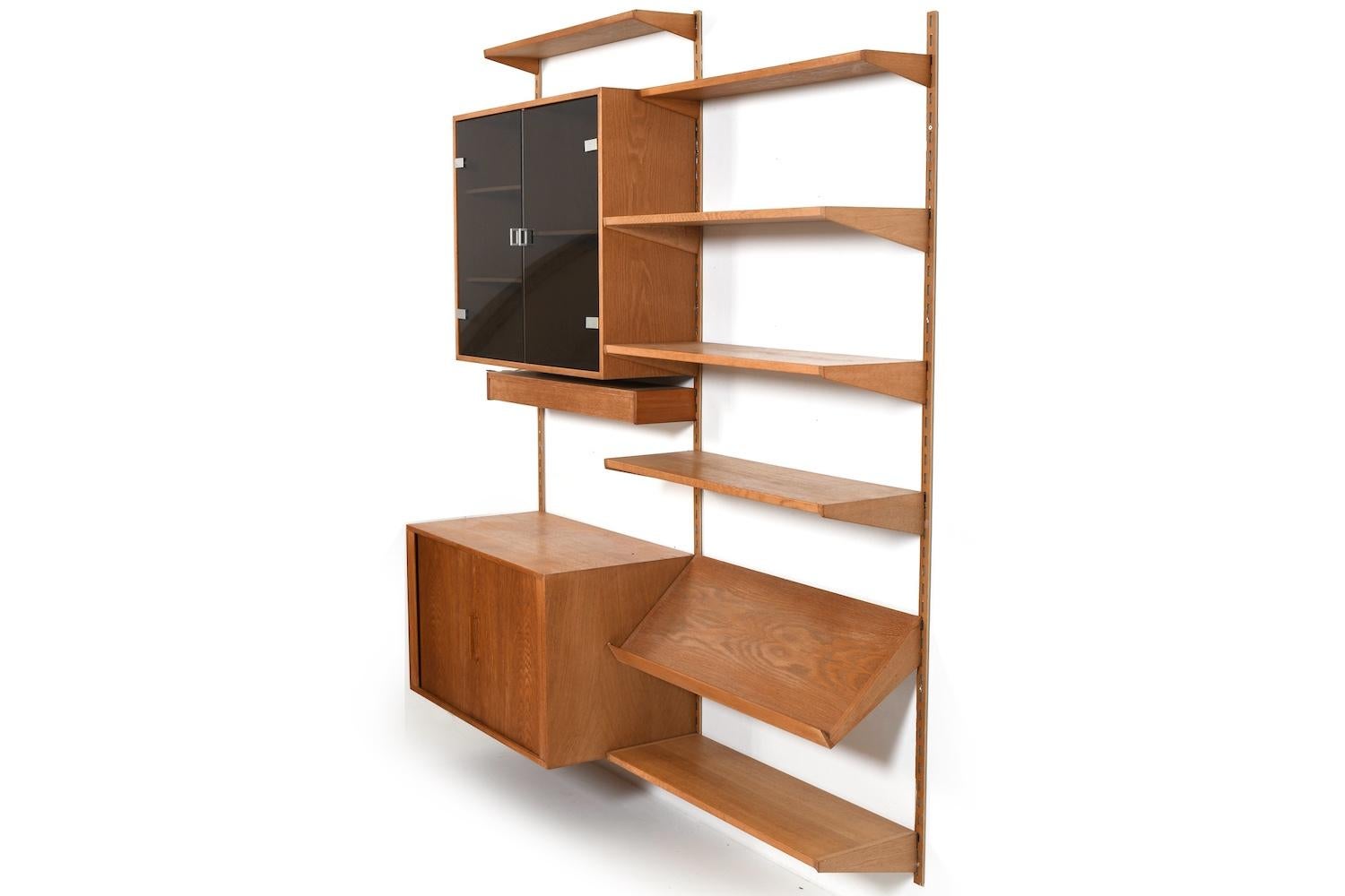 Scandinavo moderno Sistema a parete di Kai Kristiansen per FM Danimarca 1960 in vendita